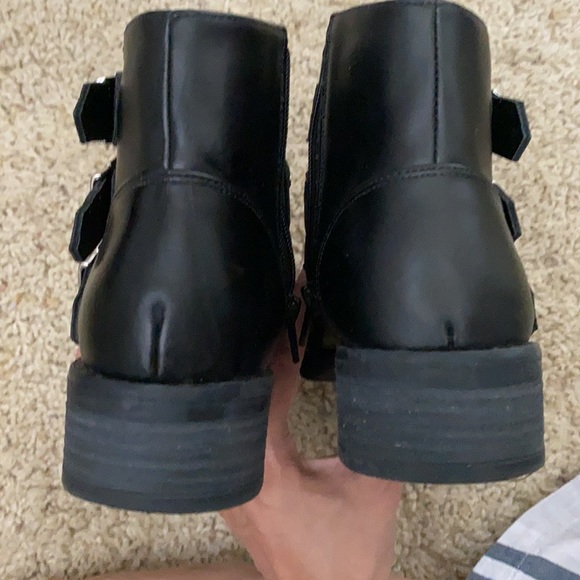 Black Vegan Booties - Picture 4 of 4